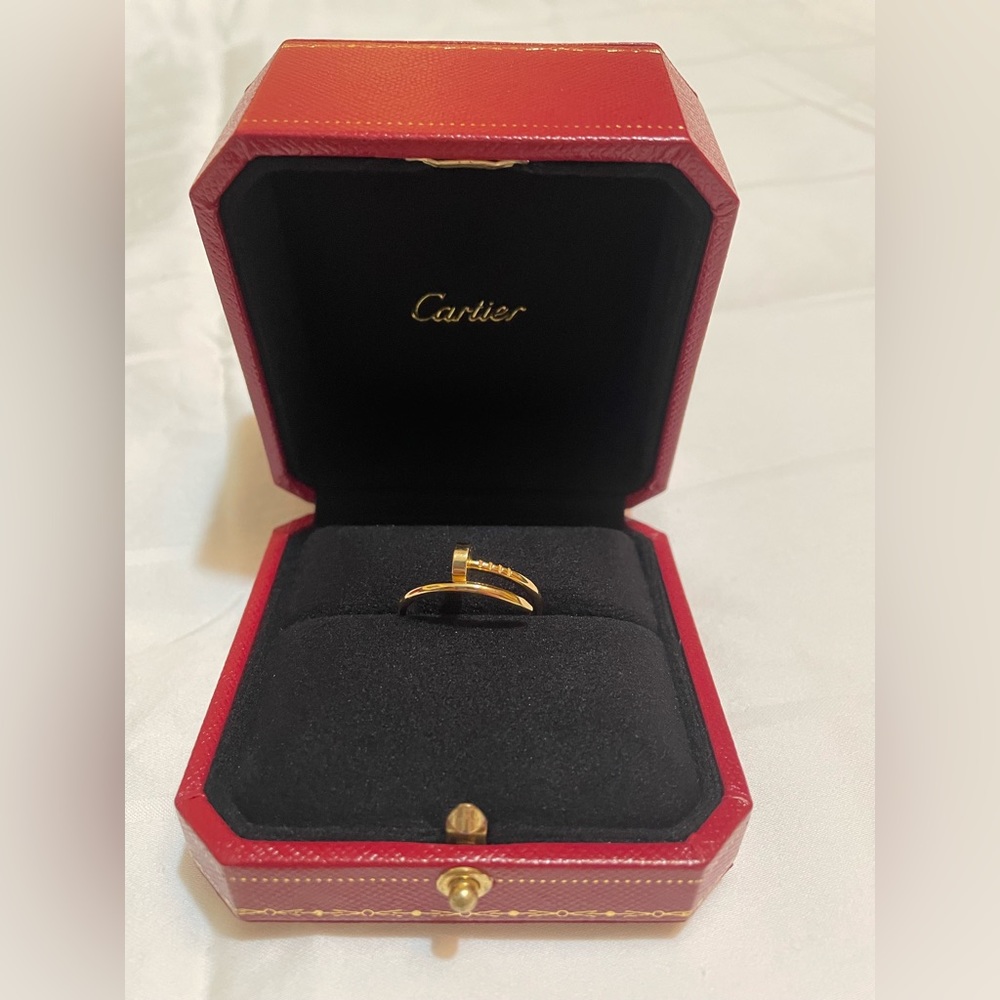 Juste un Clou ring, small model, yellow gold, size 57